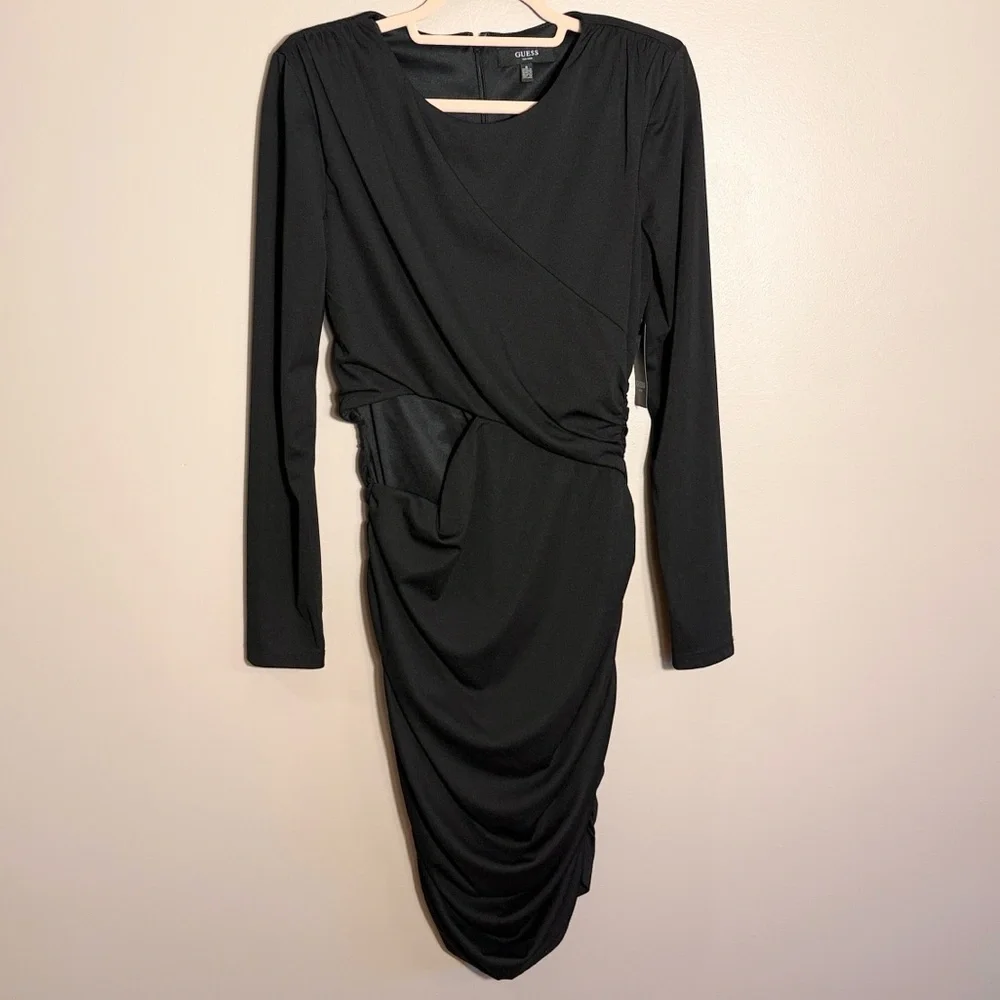 Guess Long Sleeve Cutout Dress - Picture 2 of 9
